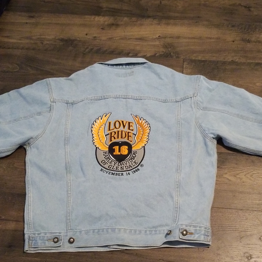 Men's Harley-Davidson Love Ride New Jean Jacket XL